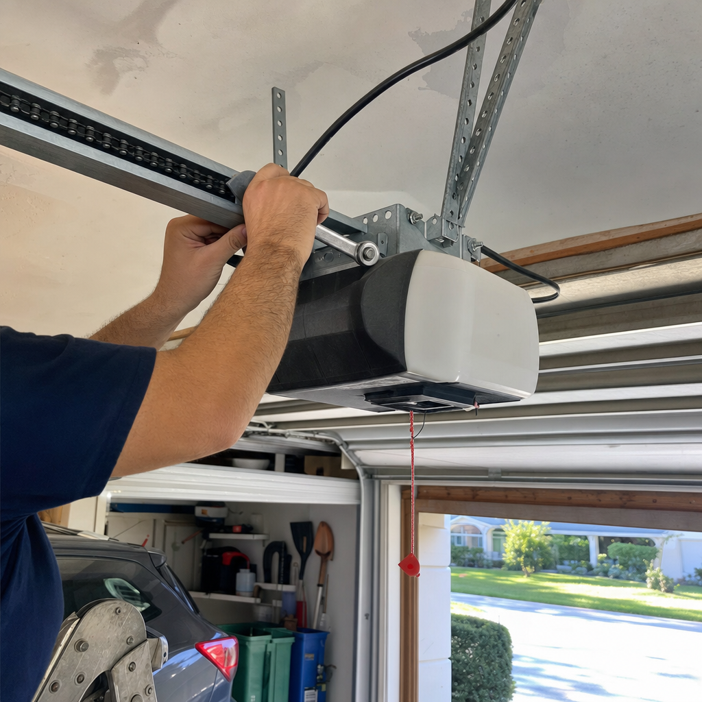 Garage door opener installation and repair